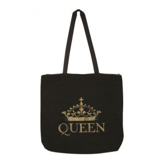 Queen Gold Crown Tote Bag