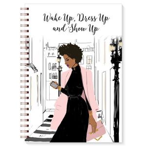 Show Up African American Spiral Journal