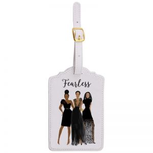Fearless African American  Luggage Tag