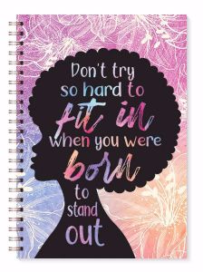 Born to Stand Out Afrocentric Spiral Journal