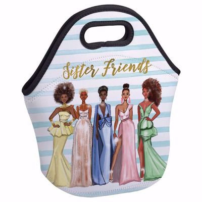 Sister Friends Afrocentric Insulated Lunch Bag