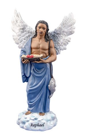 Raphael Arch Angel African American Figurine