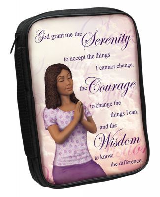 Serenity Prayer AA  Afrocentric  Bible Cover