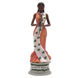 Pearls Of Wisdom African American Figurine