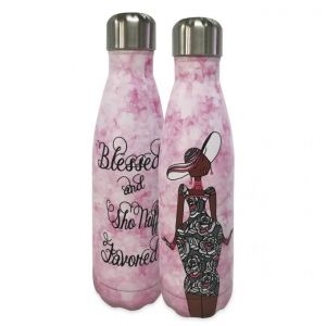 Blessed And Sho Nuff Favored African American Stainless Steel Bottle