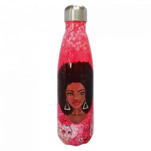 I Am Powerful African American Stainless Steel Bottle
