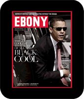 Barack Obama Black Cool Mousepad African American