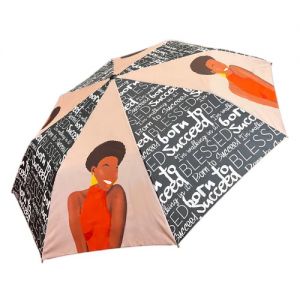 Born to Succeed Black Art Umbrella