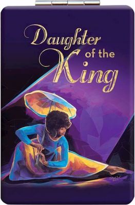 Daughter of the King Black Art Compact Mirror