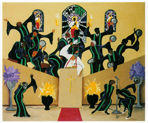 Eb-body Say Amen Puzzle by Annie Lee - African American