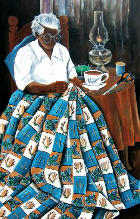 Gramma's Hand Puzzle by Annie Lee - African American