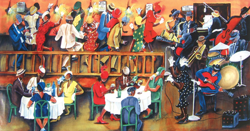 Juke Joint Puzzle by Annie Lee - African American