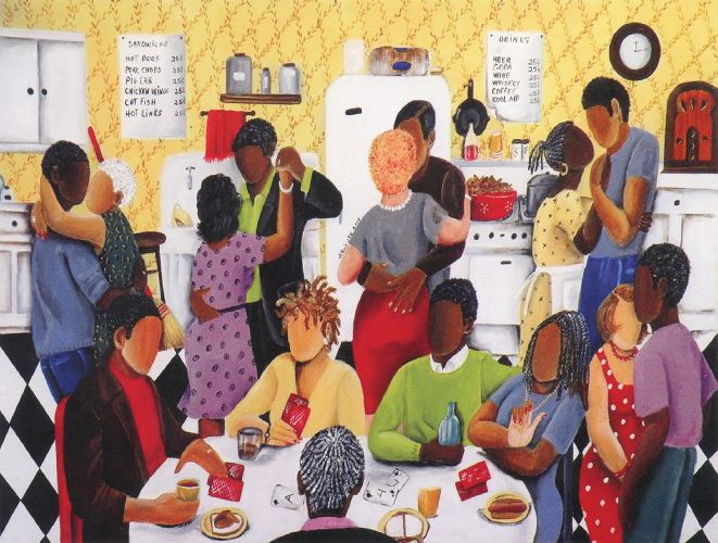 Quarter Party 500pc African American Jigsaw Puzzle