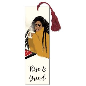 Rise and Grind Afrocentric Bookmark
