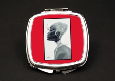 Sis Eve African American Duel Mirror Compact