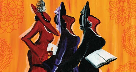 Three Ladies 2012 Checkbook Planner - African American Checkbook Planner