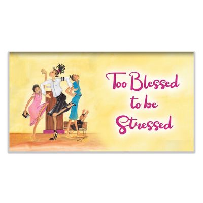2024 Too Blessed to Be Stressed 24 Month African American Checkbook Planner