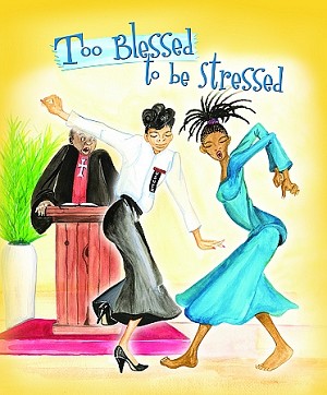 Too Blessed to Be Stressed Medium Art Plaque