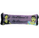 Too Blessed Message Pillow