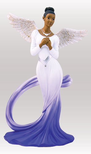 Sash Angel African American Figurines