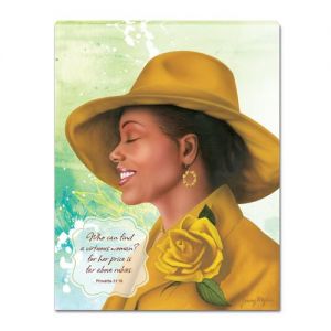 Virtuous Woman African American Canvas Art