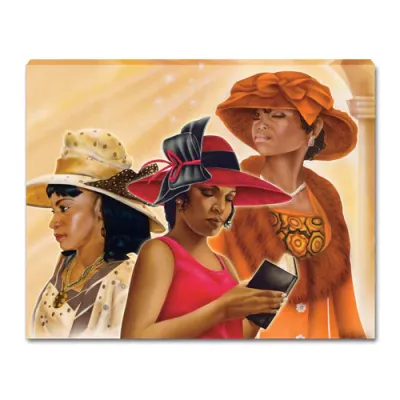 Sunday Morning Medium African American Canvas Art