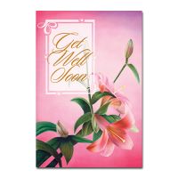 Get Well Lily Card