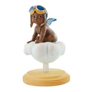 Little Pilot (Boy) African American  Figurine