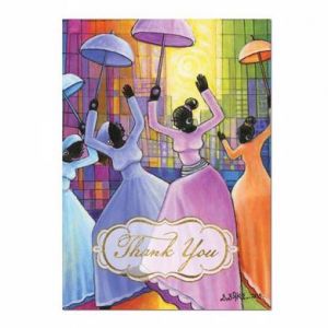 Praises Go Up Blank Thank You Card