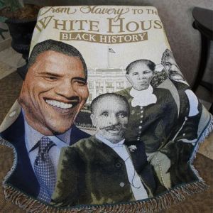 Slavery to the White House African American Tapestry Throw