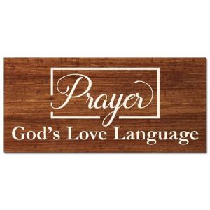 Gods Love Language Wall Plaque