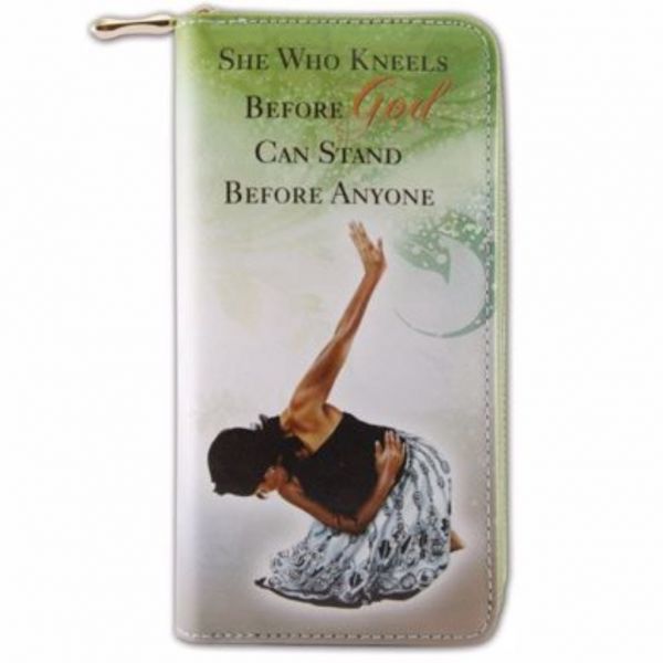 She Who Kneels African American Wallet