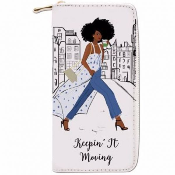 Keepin It Moving  African American Wallet