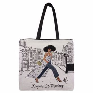 Keepin It Moving African American Tote Bag