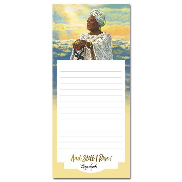 And Still I Rise Maya Angelou Magnetic Notepad