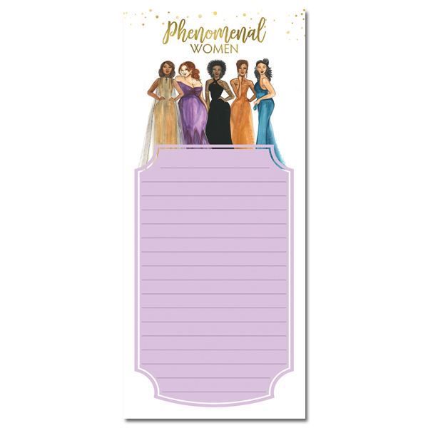 African American Phenomenal Woman Magnetic Notepad