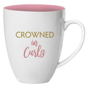 Crowned in Curls  African American Mug #3