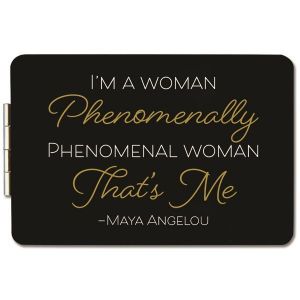 Maya Angelou Phenomenal African American Compact Mirror