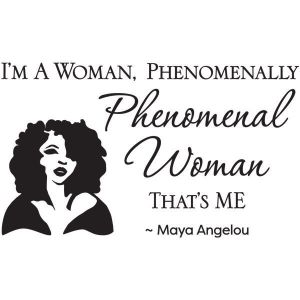 Phenomenal Woman Wall Art Decal #2