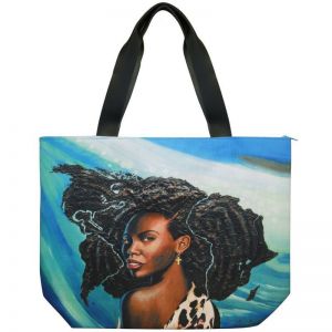 Wonderfully Made African American  Canvas Handbag