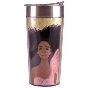 Strong and Courageous Afrocentric  Travel Cup #1