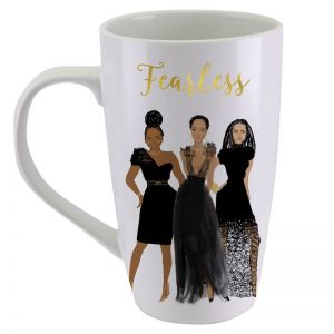 Fearless Afrocentric Latte Mug