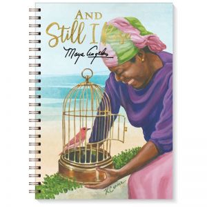 Still I Rise Caged Bird African American Spiral Journal #1
