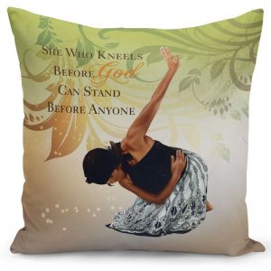 She Who Kneels Pillow Cover