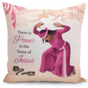 Power in Jesus Pillow Cover