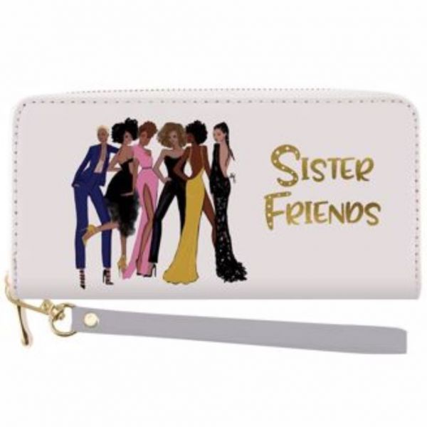 Sister Friends 2  African American Wallet