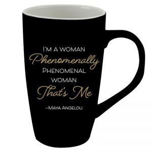 Phenomenal Woman Afrocentric  Latte Mug #2