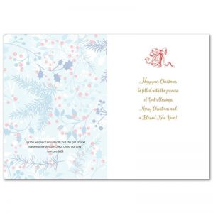 Merry Christmas African American Santa Christmas Card #2