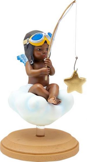 Catching a Blessing Boy First Edition African American  Figurine