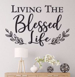 Blessed Life Wall Decal